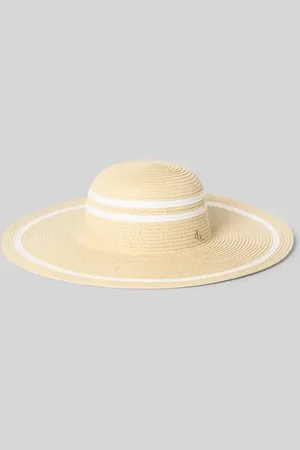 Ralph Lauren Sonnenhut mit breiter Krempe und Label-Detail in , Größe 1