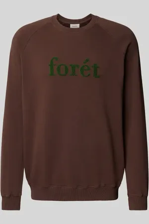 Foret Sweatshirt mit Label-Applikation Modell 