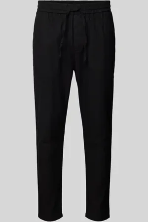 Only & Sons Cropped Stoffhose aus Leinen-Mix Modell 