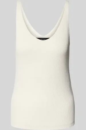 VERO MODA Regular Fit Tank Top in Strickoptik Modell 