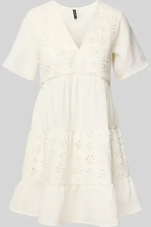 VERO MODA Tailliertes Minikleid mit Lochstickerei Modell 