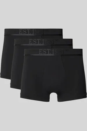 Emporio Armani Trunks mit elastischem Label-Bund im 3er-Pack in , Größe L