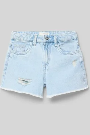 MANGO Regular Fit Jeansshorts im 5-Pocket-Design Modell 