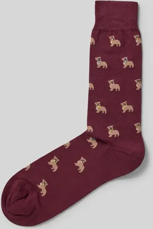 Paul Smith Socken mit gerippten Bündchen Modell 