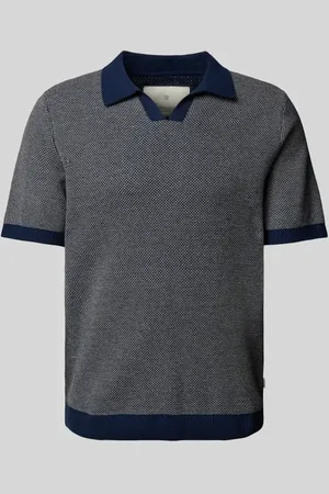 JACK & JONES Regular Fit Poloshirt mit V-Ausschnitt Modell 