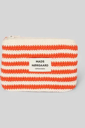 Mads Norgaard Portemonnaie mit Reißverschluss und Label-Patch in , Größe 1