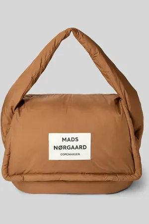 Mads Norgaard Handtasche mit Label-Patch und Tragegriff in , Größe 1