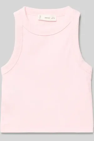 MANGO Tanktop mit gerippten Abschlüssen in , Größe 128