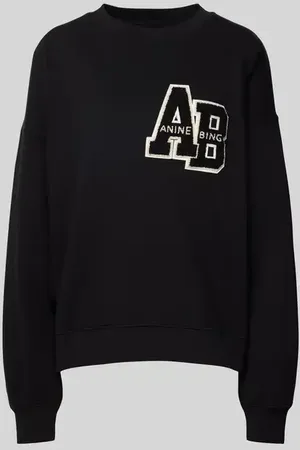 ANINE BING Oversized Sweatshirt mit Label-Detail in , Größe S