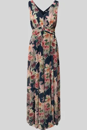 Christian Berg Abendkleid mit V-Ausschnitt in , Größe 32