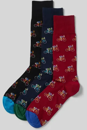 Paul Smith Socken im 3er-Pack mit gerippten Bündchen in , Größe 1