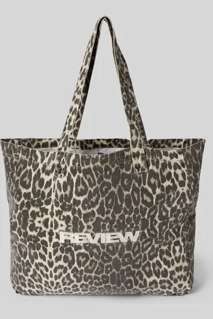 Review Shopper mit Logo-Print und langen Tragegriffen in , Größe 1