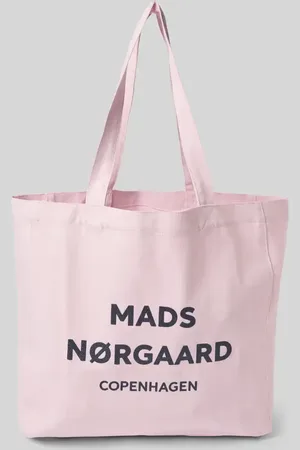 Mads Norgaard Shopper mit Label-Print Modell 