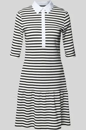 Marc Cain Knielanges Polokleid mit Knopfleiste in , Größe 34