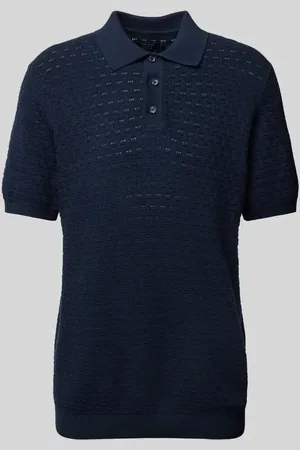 McNeal Regular Fit Poloshirt mit Strukturmuster in , Größe L