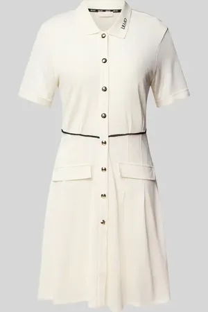 Liu Jo Knielanges Polokleid mit Knopfleiste in , Größe L