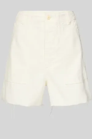 Ralph Lauren Regular Fit Shorts mit offenem Saum Modell 