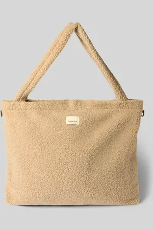 Studio Noos Shopper aus Teddyfell mit Label-Detail in , Größe 1