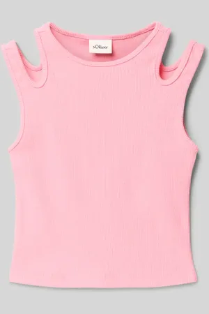 QS by s.Oliver Slim Fit Tank Top mit Cut Outs in , Größe 104
