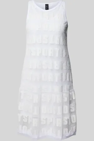 Marc Cain Knielanges Kleid mit Rundhalsausschnitt in , Größe 46
