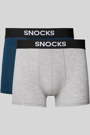 Snocks Trunks mit elastischem Bund im 2er-Pack in , Größe L