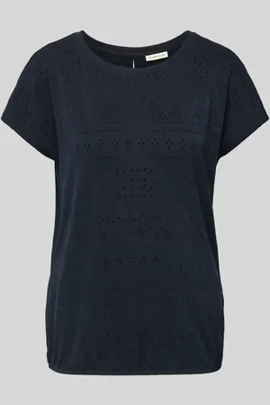 TOM TAILOR Loose Fit T-Shirt aus Ajour in , Größe L