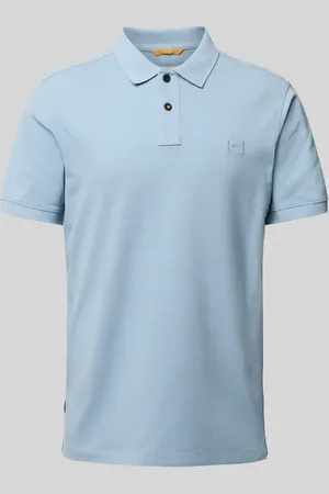 Camel Active Regular Fit Poloshirt mit Label-Stitching in , Größe L