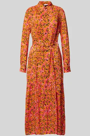 LALA BERLIN Midikleid mit Allover-Animal-Print in , Größe M