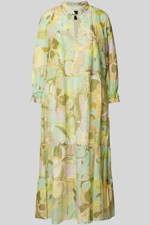 Marc Cain Maxikleid mit Schlüsselloch-Ausschnitt in , Größe 34
