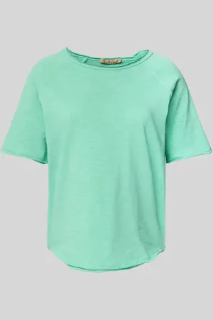Smith and Soul T-Shirt mit Rollsaum und Rundhalsausschnitt in , Größe L