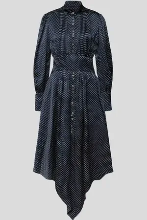 ALEXANDRE VAUTHIER Midikleid aus reiner Seide in , Größe 36