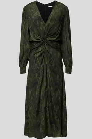 LALA BERLIN Midikleid mit aus Viskose-Seide-Mix in , Größe M