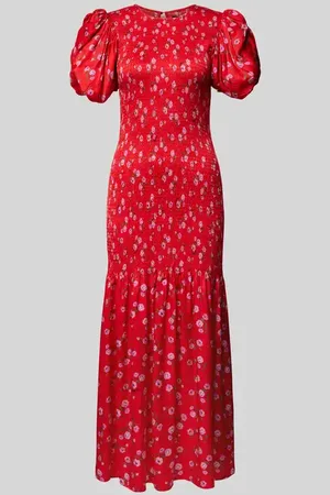 ROTATE Maxikleid mit Allover-Muster in , Größe 34