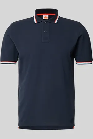 Sundek Poloshirt mit kurzer Knopfleiste Modell 