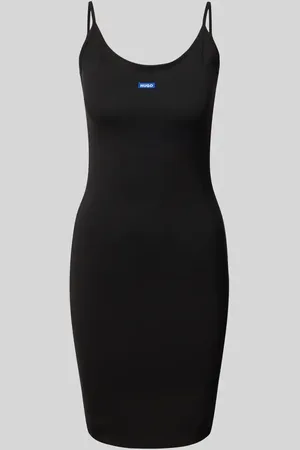 Hugo Blue Minikleid mit Label-Badge Modell 