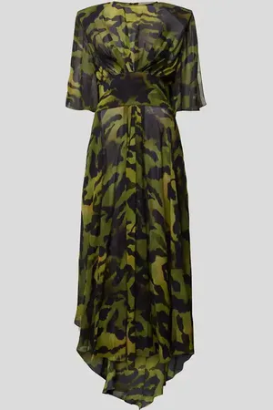 ALEXANDRE VAUTHIER Maxikleid mit Allover-Muster in , Größe 36