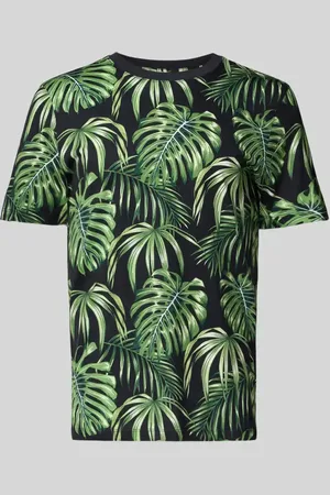 McNeal T-Shirt im Allover-Look mit Rundhalsausschnitt in , Größe L