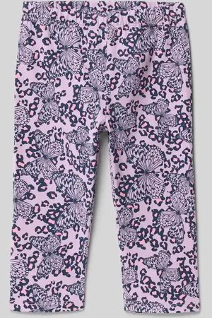 QS by s.Oliver Slim Fit Capri Leggings aus Baumwoll-Elasthan-Mix in , Größe 104