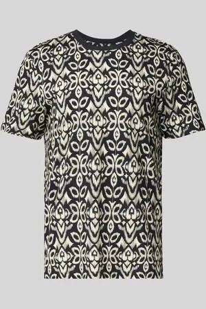 McNeal T-Shirt im Allover-Look mit Rundhalsausschnitt in , Größe L