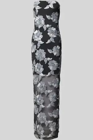 ROTATE Maxikleid mit Zierbesatz in , Größe 34