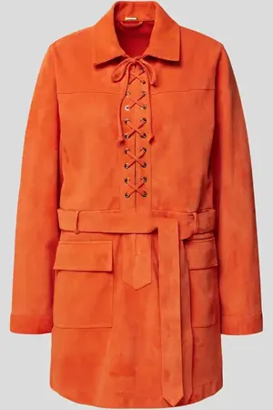 DODO BAR OR Minikleid aus echtem Leder in , Größe 34