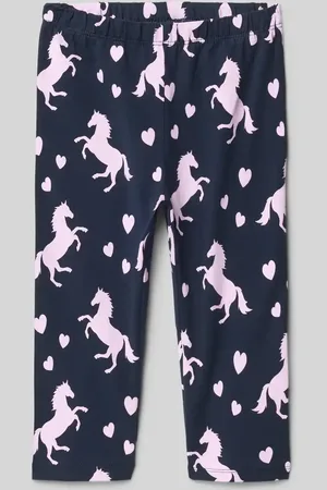QS by s.Oliver Slim Fit Capri Leggings aus Baumwoll-Elasthan-Mix in , Größe 104
