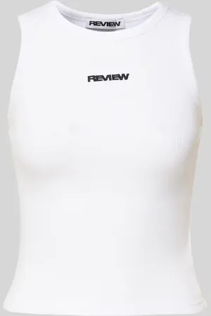 Review Tanktop mit Label-Stitching in , Größe L