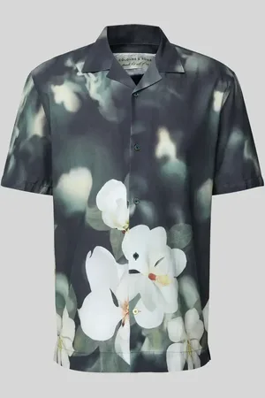 Colours & Sons Regular Fit Freizeithemd mit Reverskragen in , Größe L