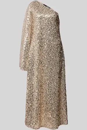ROTATE Maxikleid mit Paillettenbesatz in , Größe 34