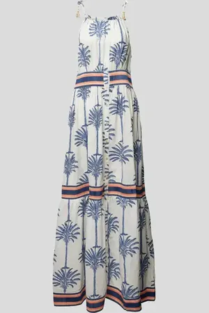 Hannah Artwear Leinenkleid mit floralem Allover-Muster in , Größe XS