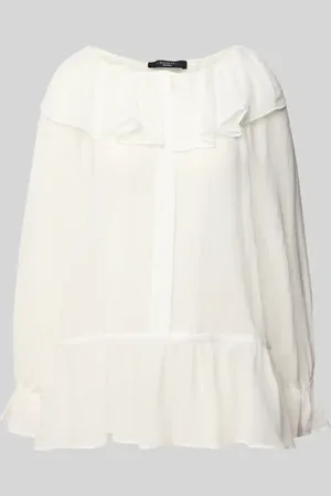 Max Mara Regular Fit Bluse mit Rüschen Modell 