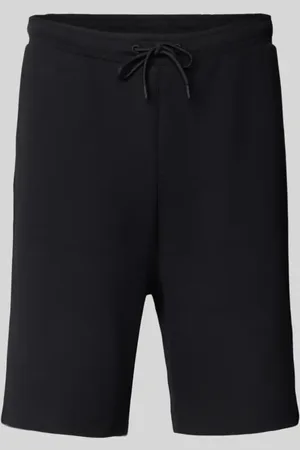 HUGO BOSS Regular Fit Sweatshorts mit elastischem Bund Modell 