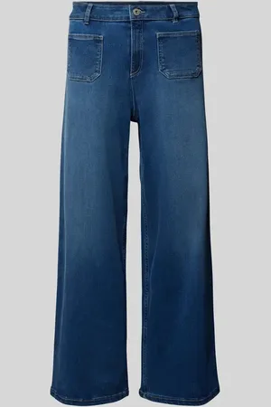 Christian Berg Flared Jeans mit verkürztem Schnitt in , Größe 42