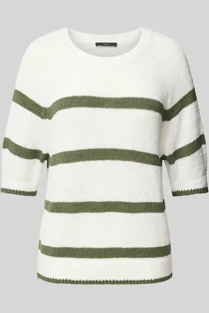 Oui Strickpullover mit gerippten Abschlüssen in , Größe 36